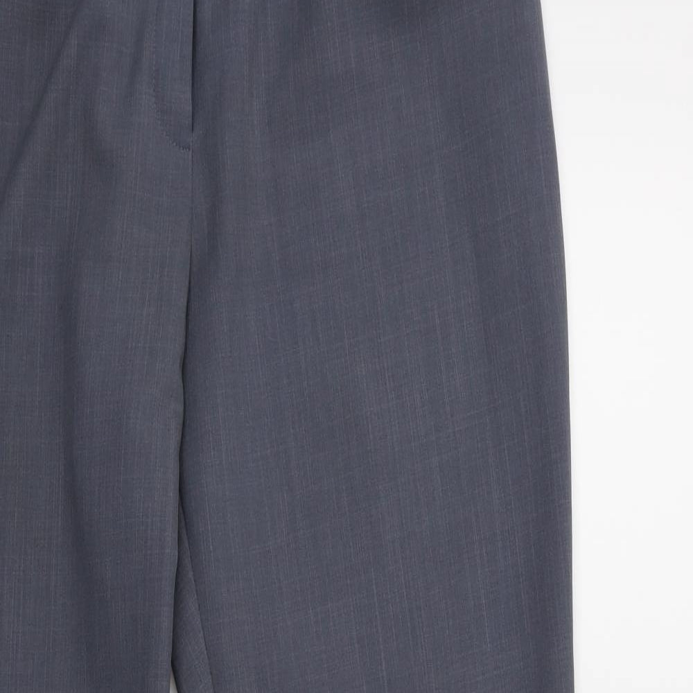Womens UK Size 16 Preworn Regular Fit  Grey Trousers