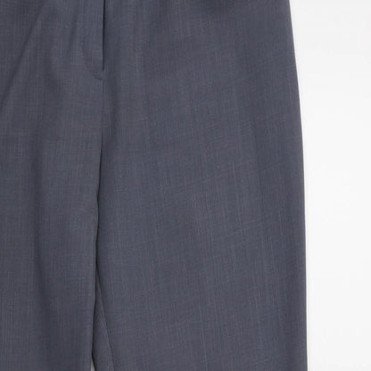 Womens UK Size 16 Preworn Regular Fit  Grey Trousers