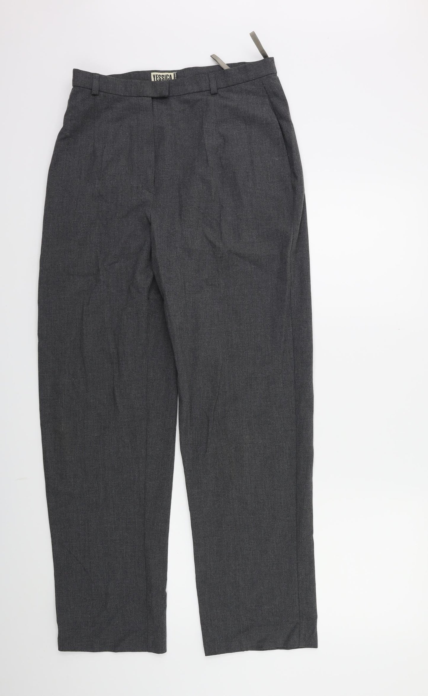 Womens UK Size 14 Yessica Regular Fit  Grey Trousers