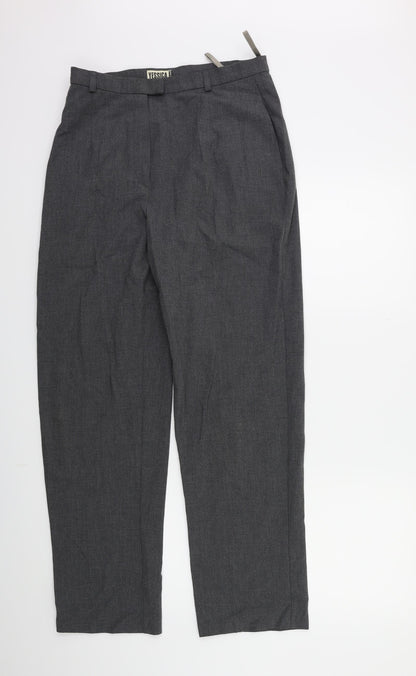 Womens UK Size 14 Yessica Regular Fit  Grey Trousers
