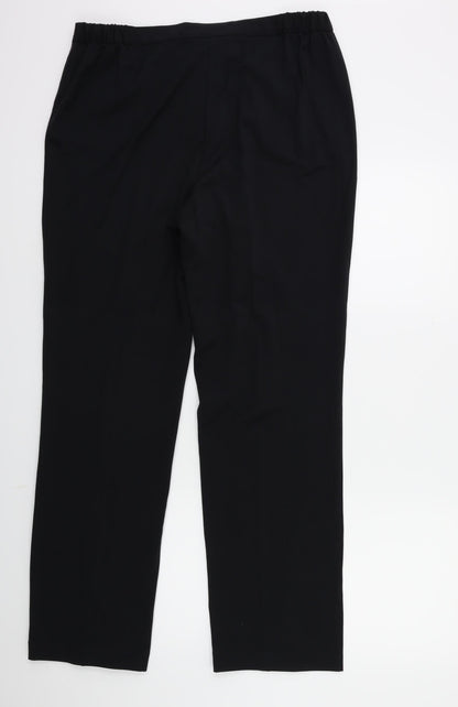 Womens UK Size 14 Marks and Spencer Regular Fit  Blue Trousers