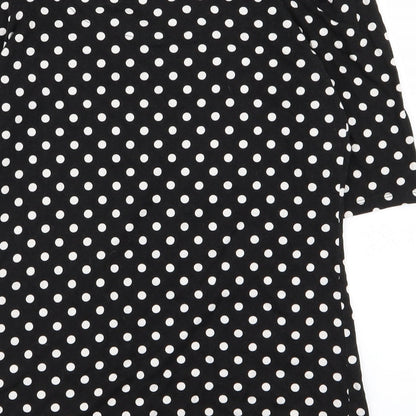 Womens UK Size 8 NEXT Black Basic T-Shirt