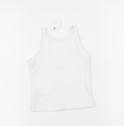 Next Girls White   Basic Tank Size 4 Years