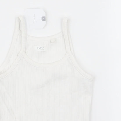Next Girls White   Basic Tank Size 4 Years