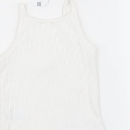 Next Girls White   Basic Tank Size 4 Years