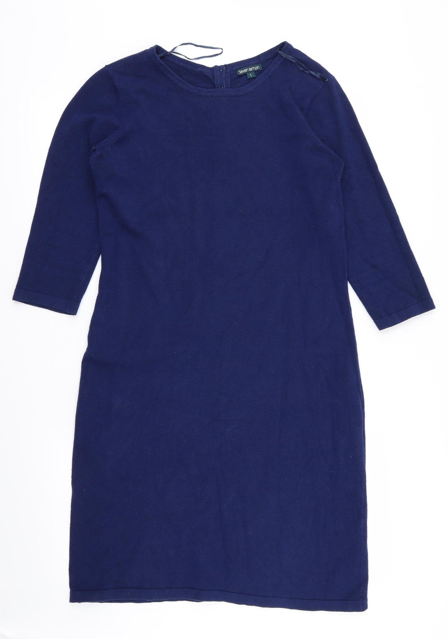 Seven lemon Womens Blue   Fit & Flare  Size L