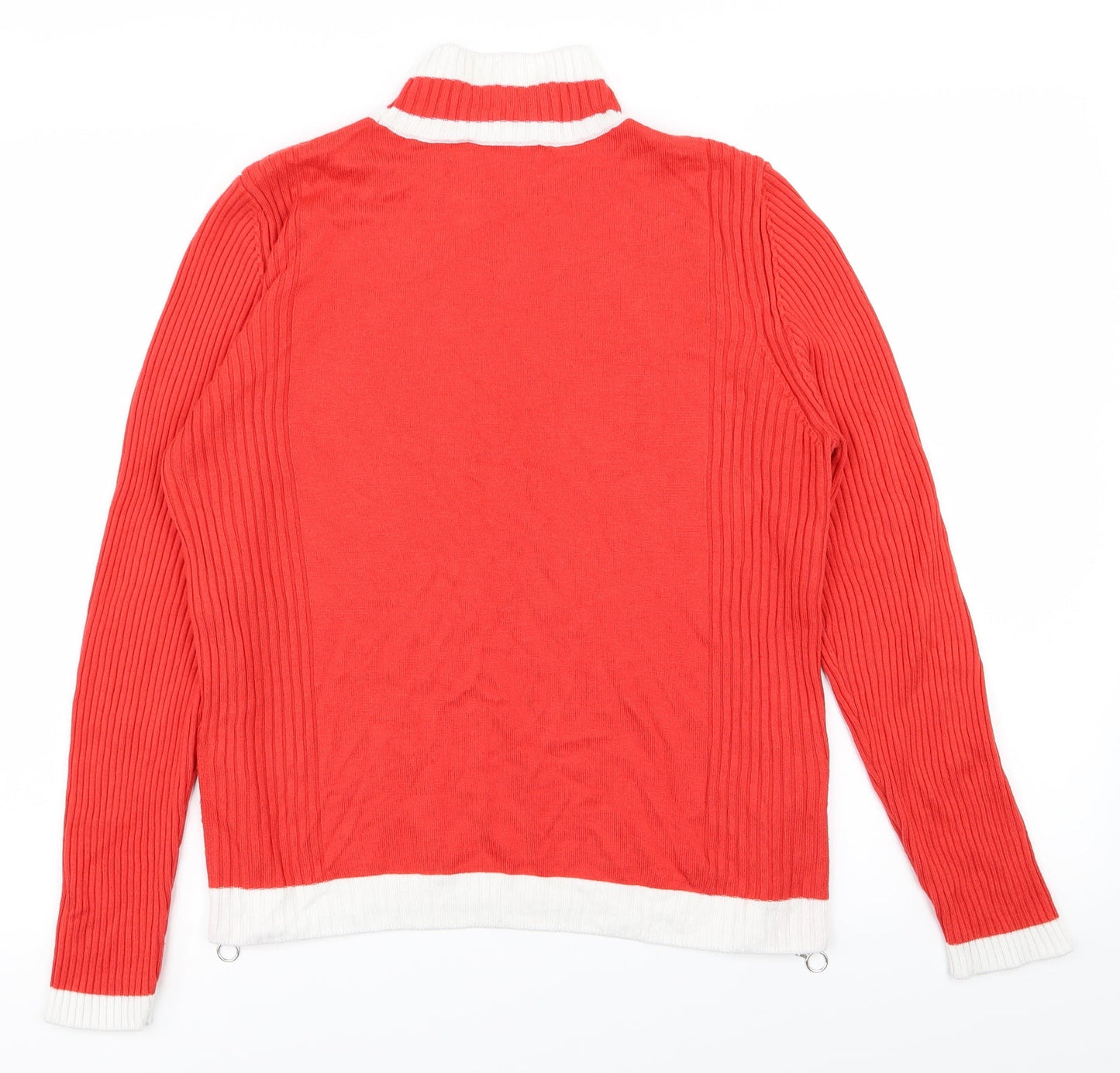 m&s Womens Red   Pullover Jumper Size 14