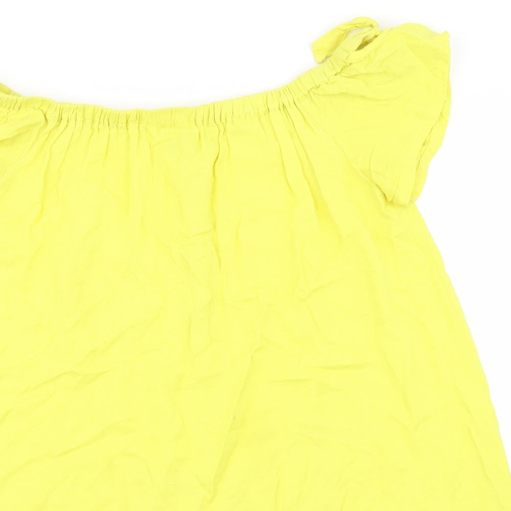 Nota Womens Yellow   Fit & Flare  Size 10