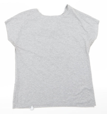 Fashion House Womens Grey   Basic T-Shirt Size S