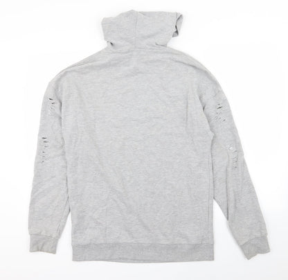Missguided Womens Grey   Pullover Jumper Size 6