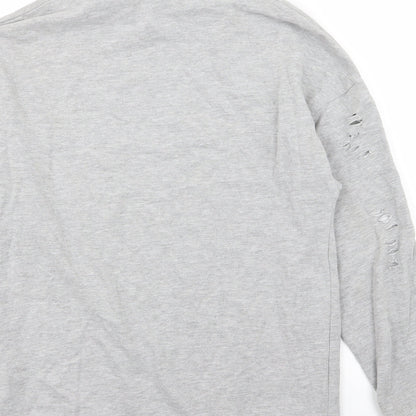 Missguided Womens Grey   Pullover Jumper Size 6