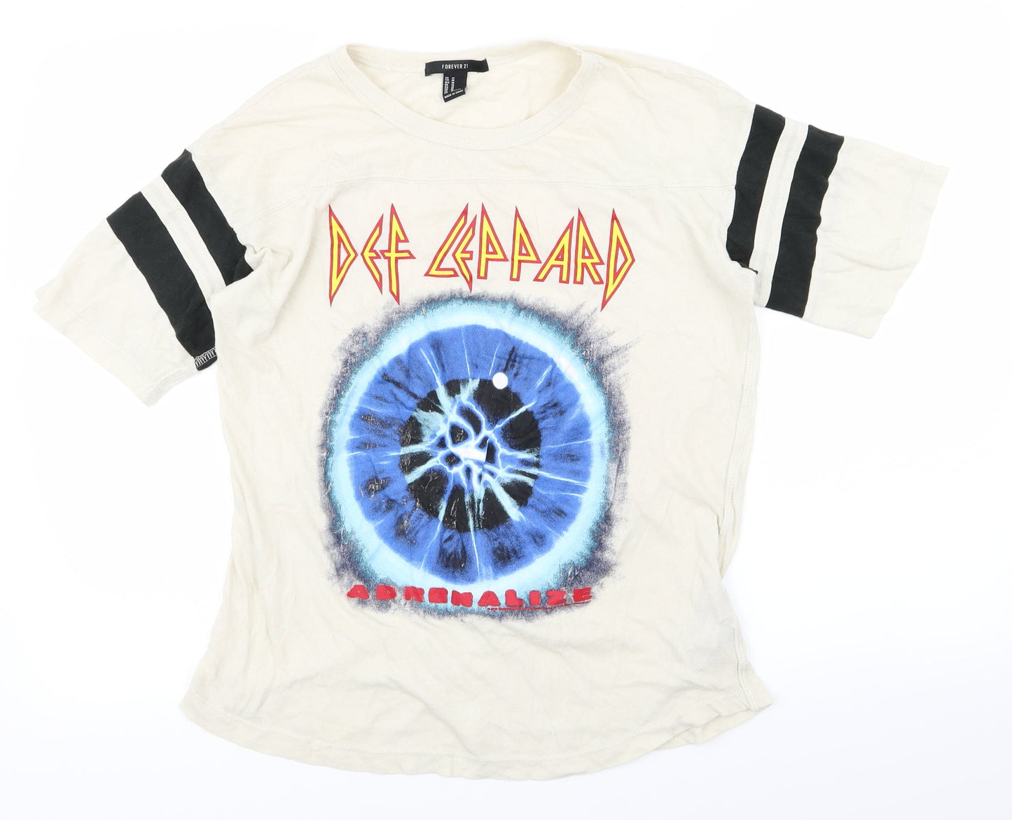 FOREVER 21 Womens Beige   Basic T-Shirt Size M