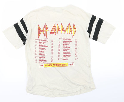 FOREVER 21 Womens Beige   Basic T-Shirt Size M