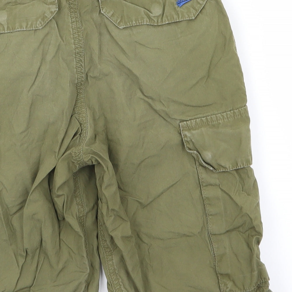 H&M Boys Green   Cargo Shorts Size 6-7 Years