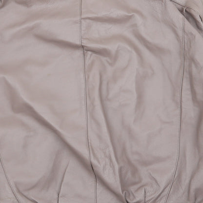Preworn Womens Brown   Bomber Jacket Coat Size S