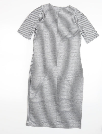 Atmosphere Womens Grey   Shirt Dress  Size 12