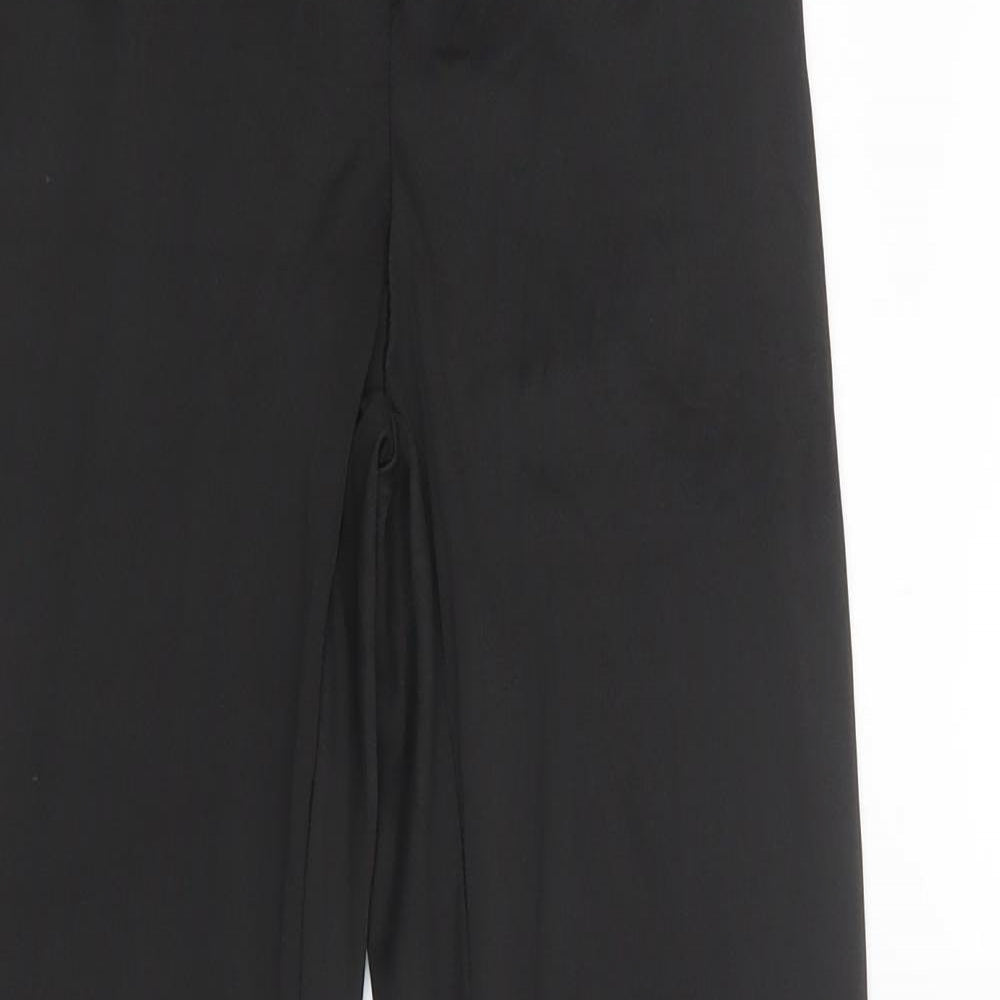Womens UK Size M Preworn Regular Fit  Black Trousers