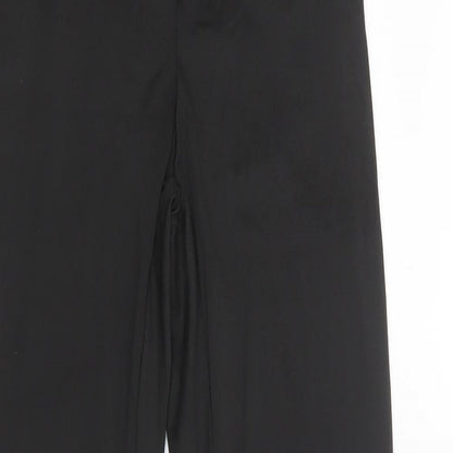 Womens UK Size M Preworn Regular Fit  Black Trousers