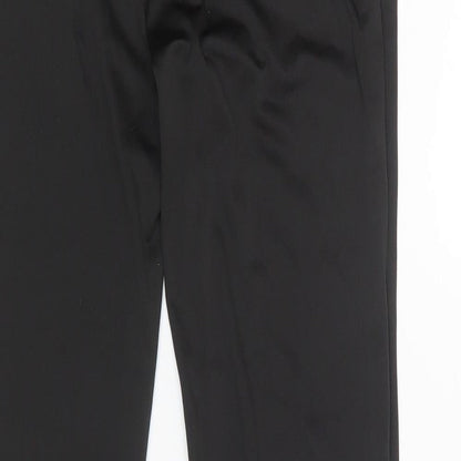 Womens UK Size M Preworn Regular Fit  Black Trousers