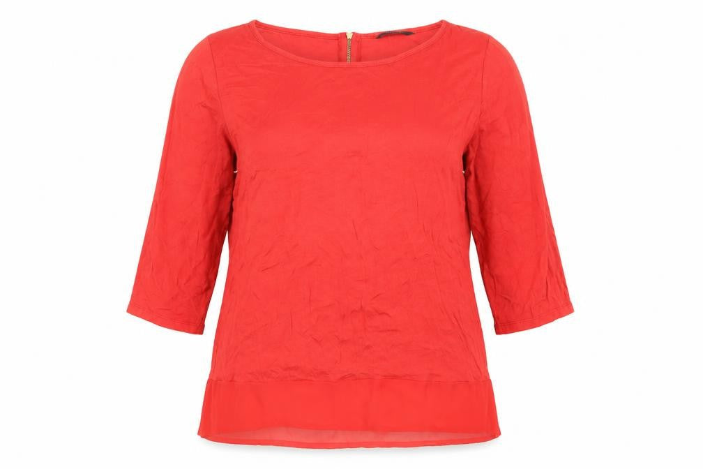 Womens UK Size 14 George Red Basic Blouse