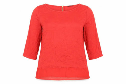 Womens UK Size 14 George Red Basic Blouse
