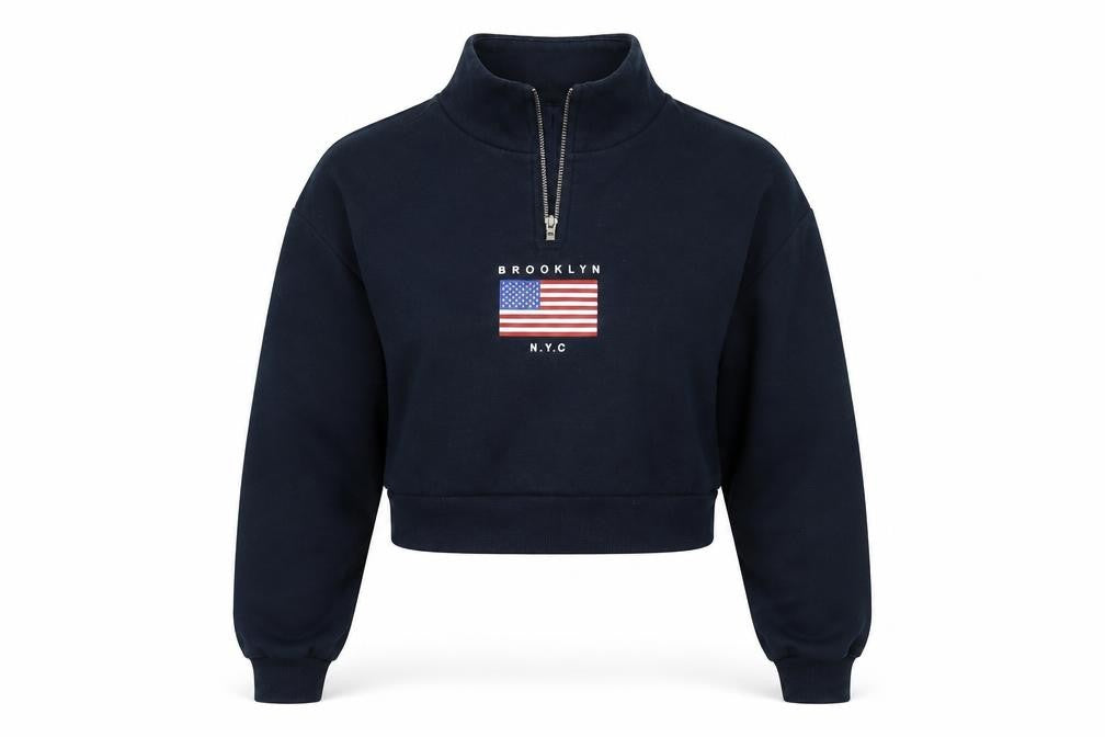 Womens UK Size S Divided by H&M Blue Pullover Sweatshirt
