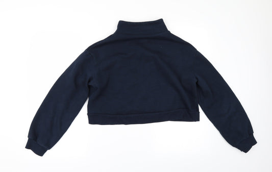 Womens UK Size S Divided by H&M Blue Pullover Sweatshirt