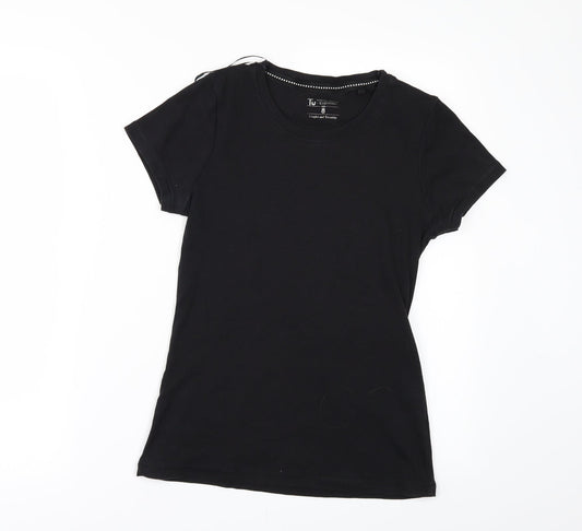 TU Womens Black   Basic T-Shirt Size 8