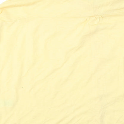 Womens UK Size 12 NEXT Yellow Tunic Button-Up