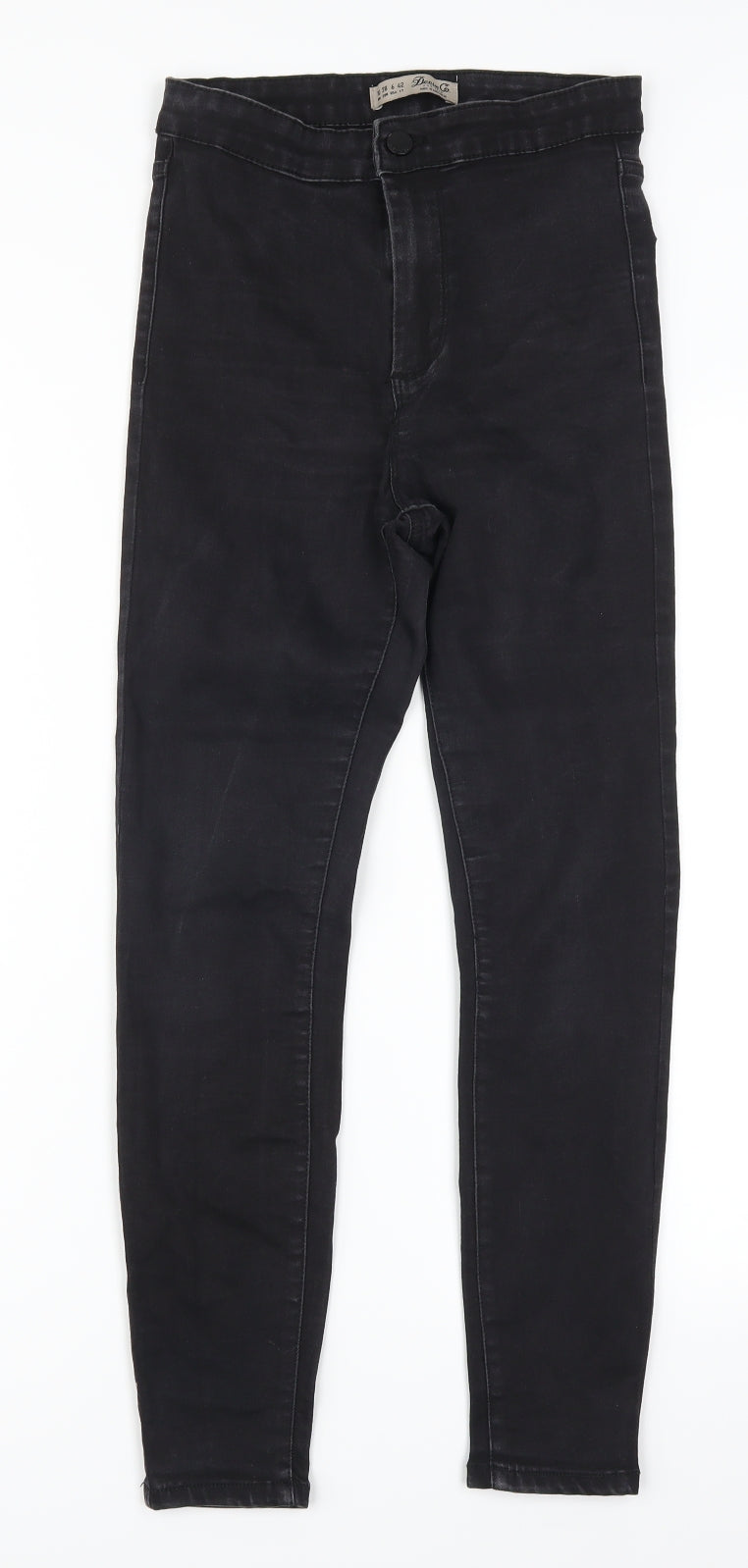 Denim Co Womens Black  Denim Skinny Jeans Size 10 L25 in