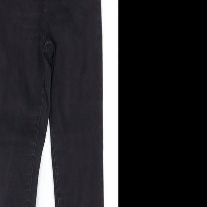 Denim Co Womens Black  Denim Skinny Jeans Size 10 L25 in