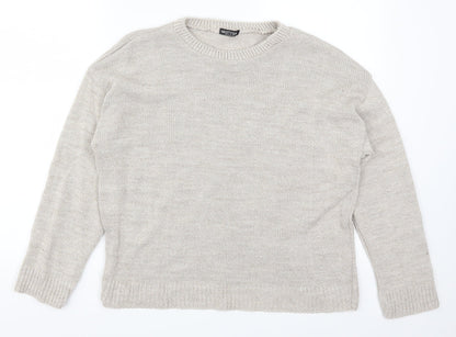 Nasty Gal Womens Beige   Pullover Jumper Size S