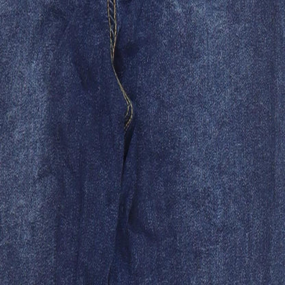 Boohoo Womens Blue  Denim Skinny Jeans Size 10 L24.5 in