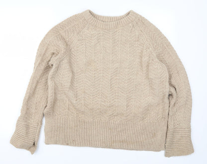 H&M Womens Brown   Pullover Jumper Size M