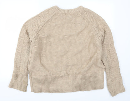 H&M Womens Brown   Pullover Jumper Size M