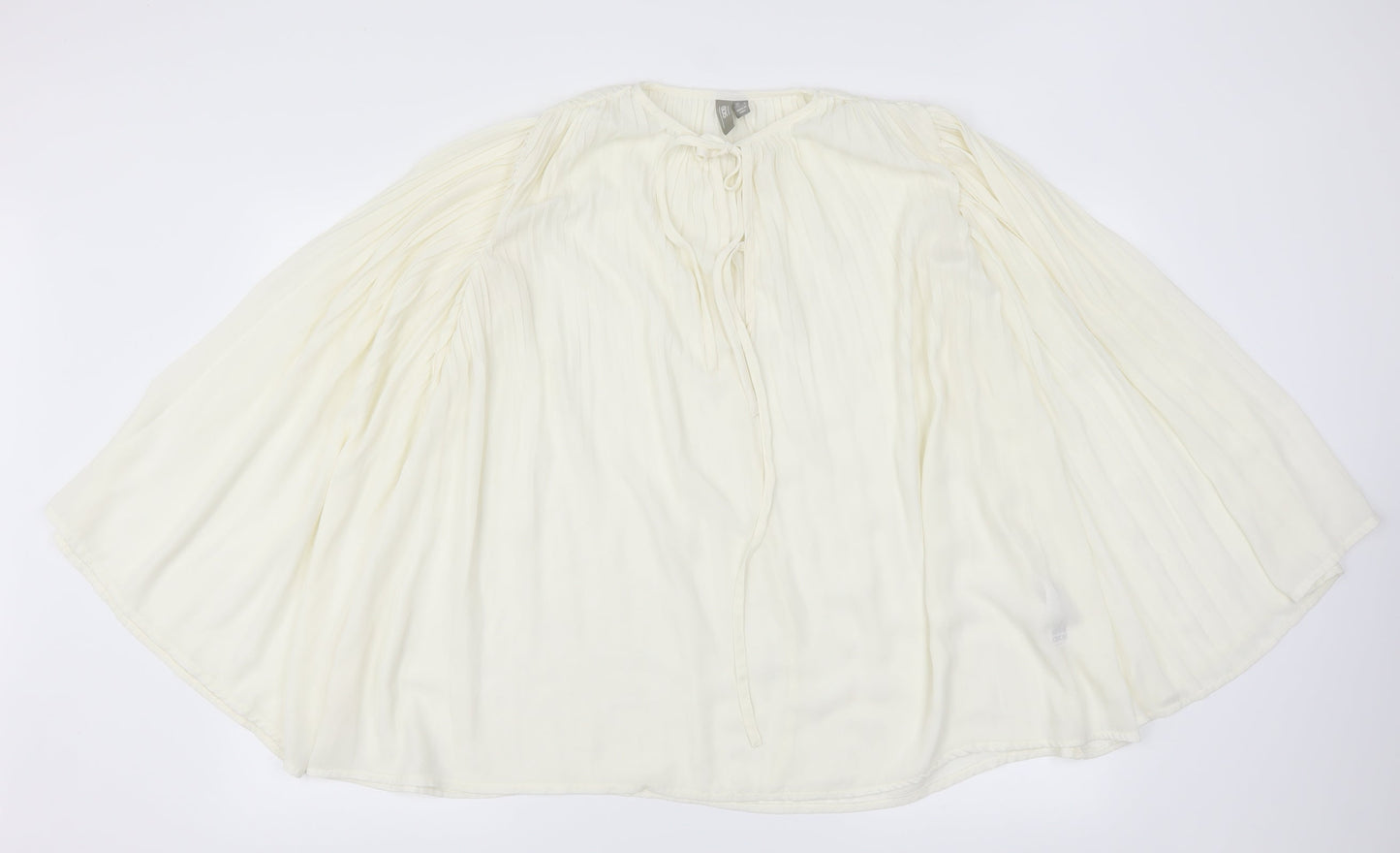 Womens UK Size 4 ASOS White Basic Blouse