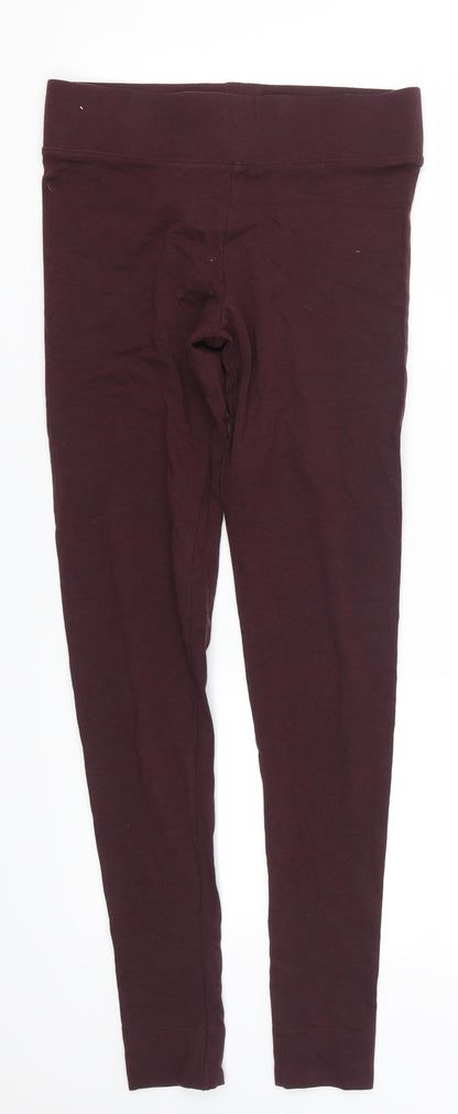 Womens UK Size 8 Marks and Spencer  Carrot Purple Leggings