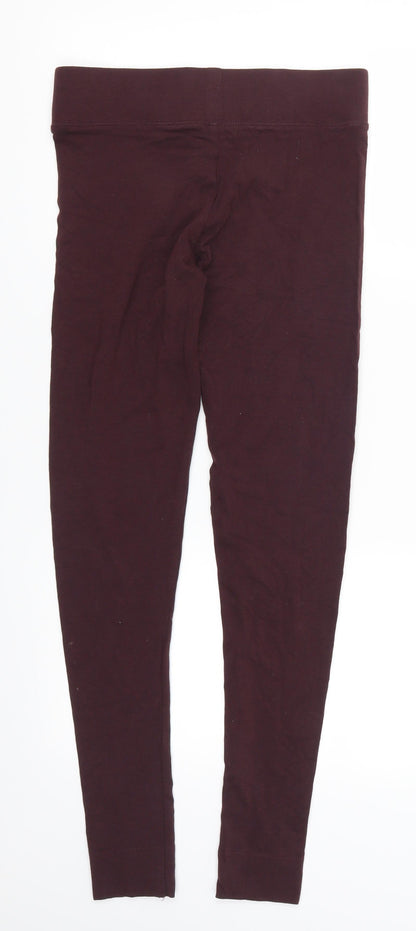 Womens UK Size 8 Marks and Spencer  Carrot Purple Leggings