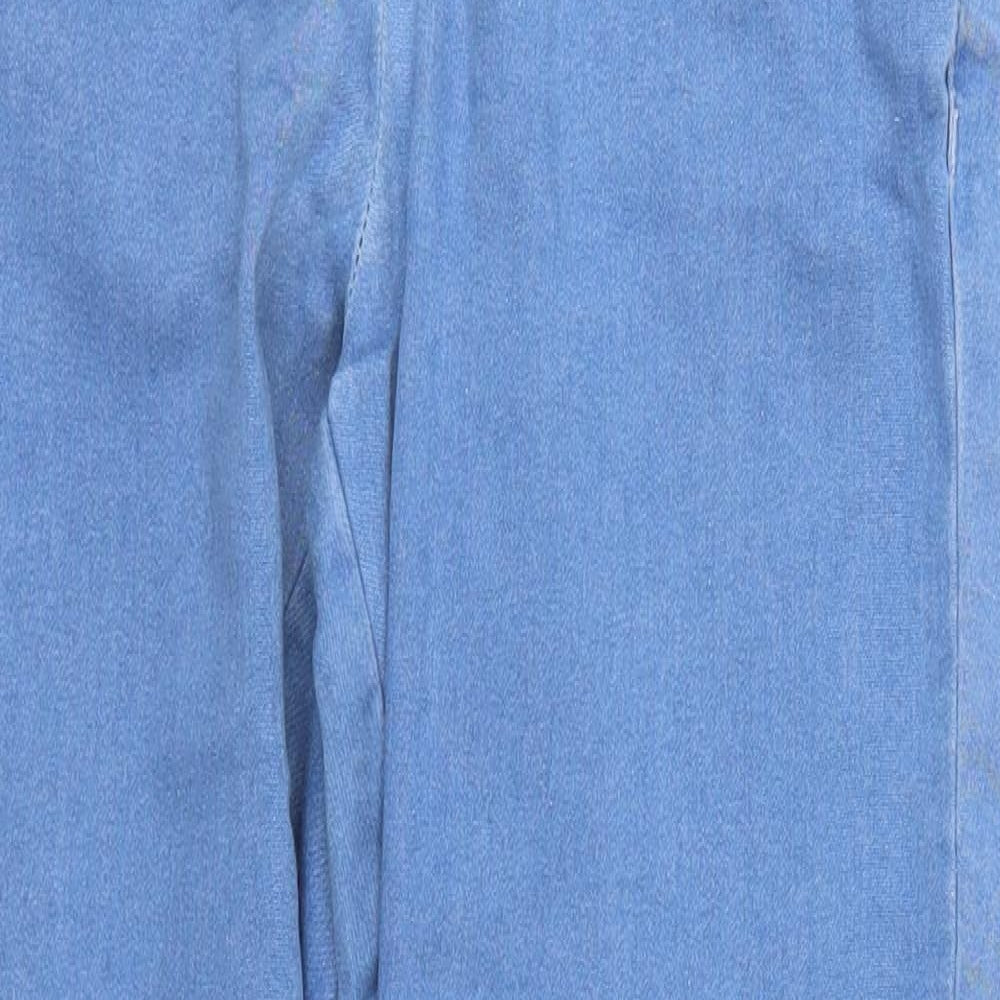 Pretty Little Thing Womens Blue  Denim Mom Jeans Size 6 L28 in - Lace Up