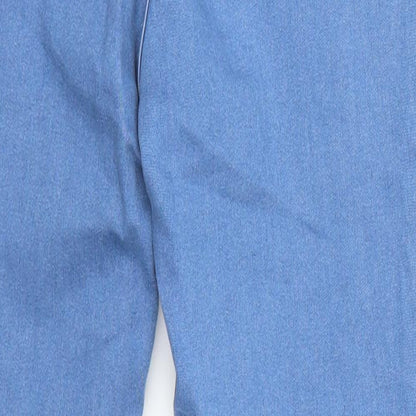 Pretty Little Thing Womens Blue  Denim Mom Jeans Size 6 L28 in - Lace Up