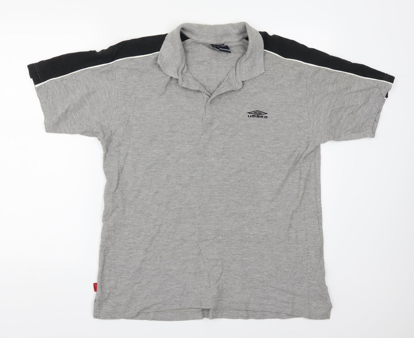 Umbro Mens Grey    Polo Size M