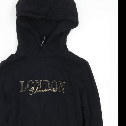 Closure London Girls Black   Pullover Hoodie Size 12-13 Years