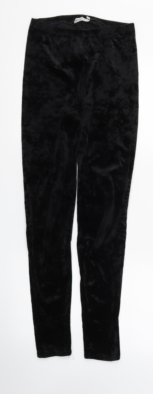 Womens UK Size S Light before Dark Regular Fit Jegging Black Trousers