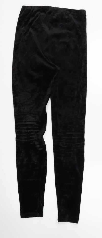 Womens UK Size S Light before Dark Regular Fit Jegging Black Trousers