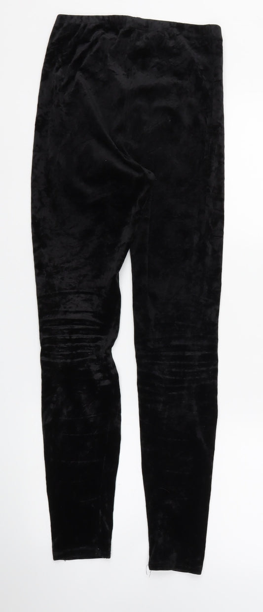 Womens UK Size S Light before Dark Regular Fit Jegging Black Trousers