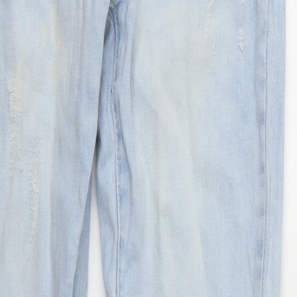 Denim & Co. Womens Blue   Skinny Jeans Size 4 L28 in