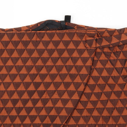 Topshop Womens Brown Argyle/Diamond  A-Line Skirt Size 12