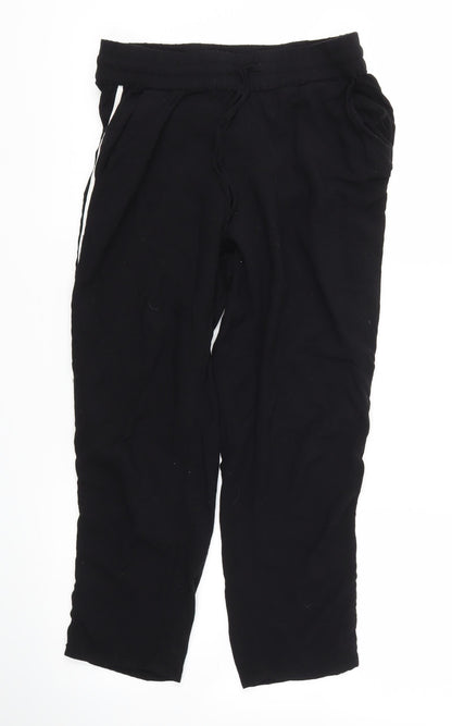 Womens UK Size 8 H&M Regular Fit  Black Trousers