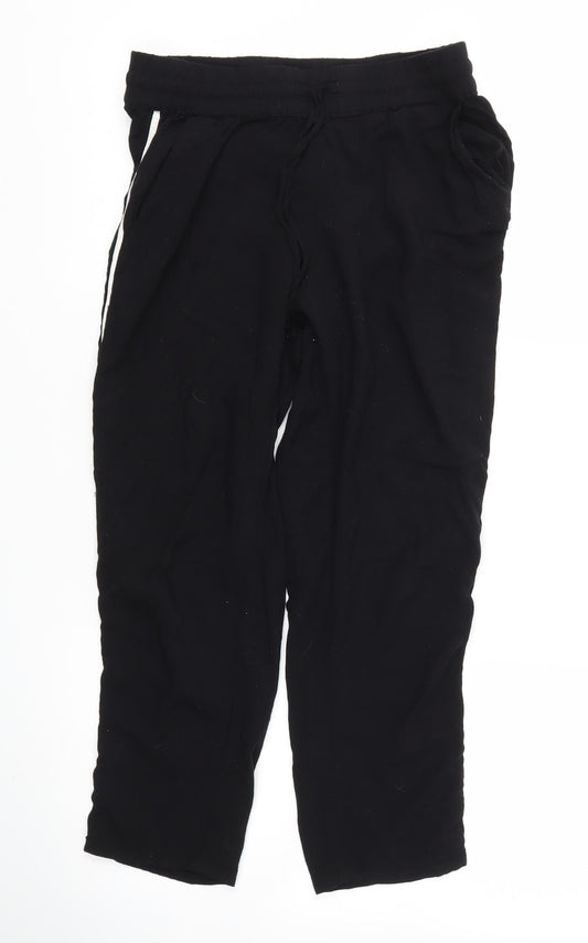 Womens UK Size 8 H&M Regular Fit  Black Trousers