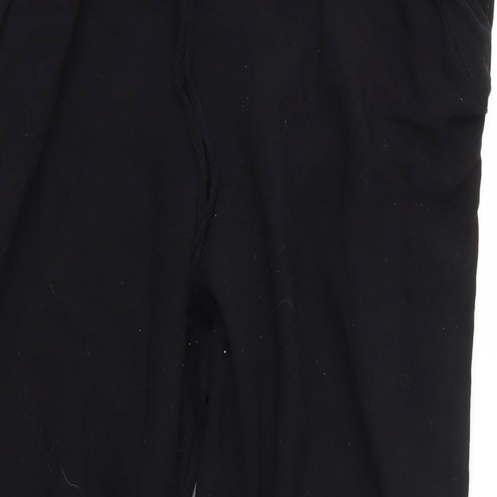Womens UK Size 8 H&M Regular Fit  Black Trousers